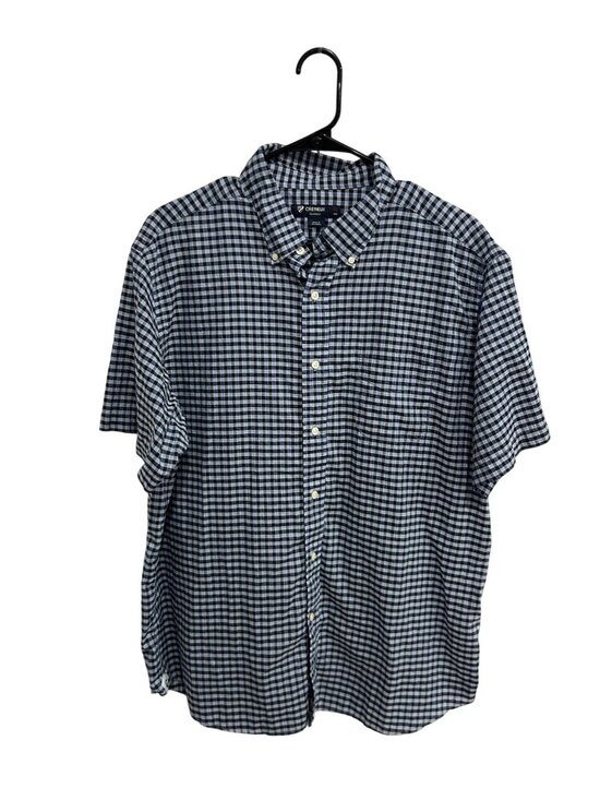 Cremieux Other - Cremieux Classics XL Mens Blue White Gingham Button Down Shirt Timeless Style